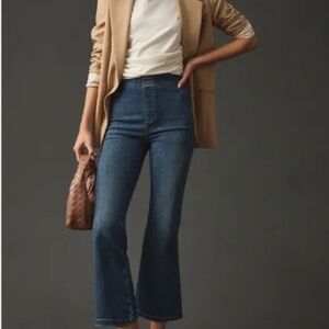 Pilcro High Rise Pull on Flare Crop Jeans Women's Size 28